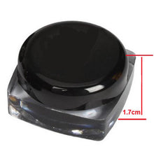 2pc Mini Eyeliner Gel Cream With Brush Makeup Cosmetic Black Life Waterproof EF8