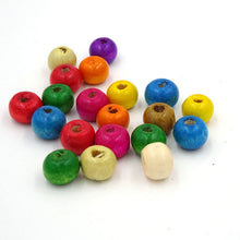 200Pcs Natural Wood Dye R om Wooden Rondelle Spacer Loose Beads 6 10 14MM Pick Size For Jewelry Necklace Bracelet Making EF8