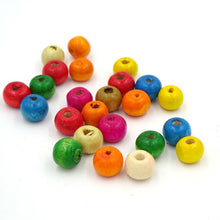 200Pcs Natural Wood Dye R om Wooden Rondelle Spacer Loose Beads 6 10 14MM Pick Size For Jewelry Necklace Bracelet Making EF8