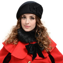 Women Felt French Beret Caps Felt Pillbox Hat Fashion EF8