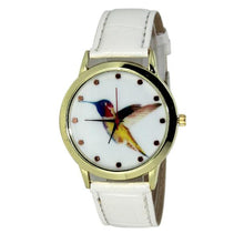 and Women Men Band Analog Quartz Business Fashionable charming Birds Wrist Watch For A/B Styles EF8