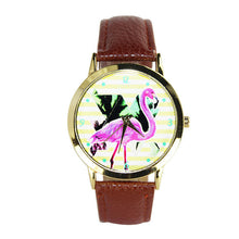 and Women Men Band Analog Quartz Business Fashionable charming Birds Wrist Watch For A/B Styles EF8