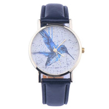 and Women Men Band Analog Quartz Business Fashionable charming Birds Wrist Watch For A/B Styles EF8