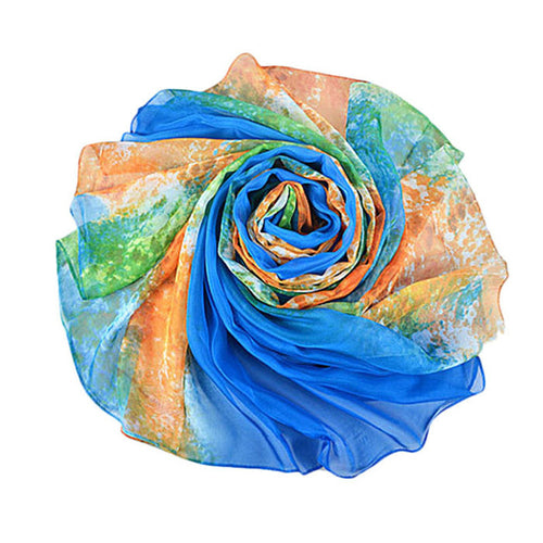 180*110cm Bohemia Flower Decoration Sick Scarf Women Outdoor Sunscreen Shawl Scarves Bikini Joker Beach Towel EF8