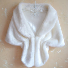 Fashion Trendy Elegant Bridal Wedding Imitation Fox Faux Fur Long Shawl Stole Wrap Shrug all-match scarf EF8