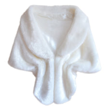 Fashion Trendy Elegant Bridal Wedding Imitation Fox Faux Fur Long Shawl Stole Wrap Shrug all-match scarf EF8
