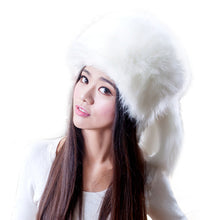 Fashion Colorful Warm Tail Beanie Beret Cap Women Imitation Faux Fur Ear Hat Bomber Hats for Girls EF8