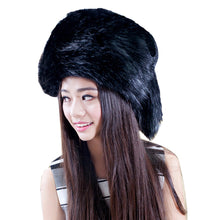 Fashion Colorful Warm Tail Beanie Beret Cap Women Imitation Faux Fur Ear Hat Bomber Hats for Girls EF8