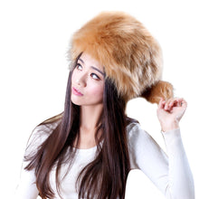 Fashion Colorful Warm Tail Beanie Beret Cap Women Imitation Faux Fur Ear Hat Bomber Hats for Girls EF8