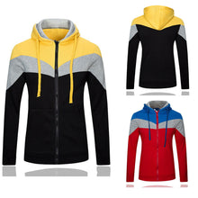 Men Slim Hoodie Warm Pullover Sweatshirt Hooded Coat High-quality Zippers Outwear Tops Plus Size M-XXXL EF8