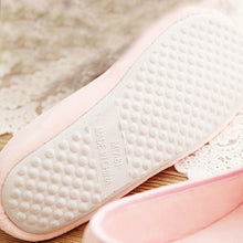 plus size 35-40 mokingtop Women Home Faux Fur Slippers Spliced Warm Pregnant Women Shoes Ladies Yoga Ballet Flat Shoes EF8