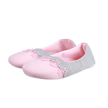 plus size 35-40 mokingtop Women Home Slippers Spliced Warm Pregnant Women Shoes Ladies Yoga Ballet Flat Shoes EF8