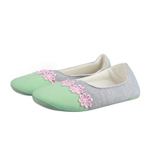 plus size 35-40 mokingtop Women Home Slippers Spliced Warm Pregnant Women Shoes Ladies Yoga Ballet Flat Shoes EF8