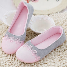 plus size 35-40 mokingtop Women Home Slippers Spliced Warm Pregnant Women Shoes Ladies Yoga Ballet Flat Shoes EF8