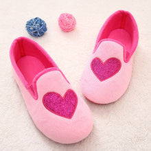 plus size 36-39 mokingtop Women Home Slippers Spliced Heart Warm Pregnant Women Shoes Ladies Yoga Ballet Flat Shoes EF8