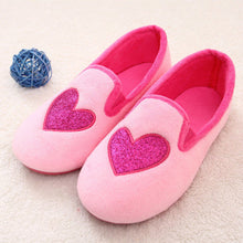 plus size 36-39 mokingtop Women Home Slippers Spliced Heart Warm Pregnant Women Shoes Ladies Yoga Ballet Flat Shoes EF8