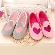 plus size 36-39 mokingtop Women Home Slippers Spliced Heart Warm Pregnant Women Shoes Ladies Yoga Ballet Flat Shoes EF8