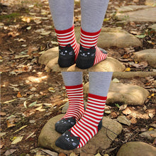 Cat Footprints Cute Cotton Socks Floor meias Women Animals Style Cat Striped Cartoon Sock EF8