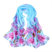 Chiffon Womens Scarf Fashion Long Warm Shawl Infinity foulard echarpe Floral Scarf Women bufandas Pashmina EF8