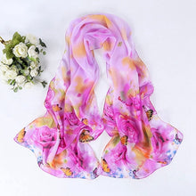Chiffon Womens Scarf Fashion Long Warm Shawl Infinity foulard echarpe Floral Scarf Women bufandas Pashmina EF8