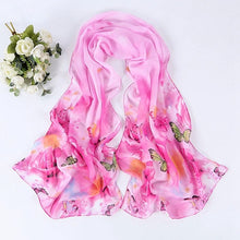 Chiffon Womens Scarf Fashion Long Warm Shawl Infinity foulard echarpe Floral Scarf Women bufandas Pashmina EF8