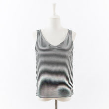 European and American Women Fashion Wild Striped Sleeveless T-shirt women clothing women tops femini T Shirts EF8