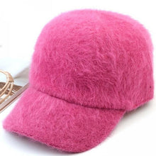 Fall Beanies Knitted Hats Rabbit Fur Cap 7 Colors Snapback Cap LadiesFashion Skullies Elegant Women Hats EF8