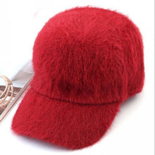 Fall Beanies Knitted Hats Rabbit Fur Cap 7 Colors Snapback Cap LadiesFashion Skullies Elegant Women Hats EF8
