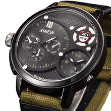 Famous XI30M waterproof Men's Military Luxury Watch Sport Analog Quartz Mens Leather StrapClock Wristwatch EF8