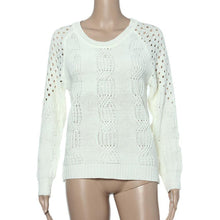 Fashion Women Long Sleeve Loose Knitted Backless Knitwear Fast Shipping EF8