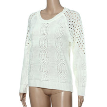 Fashion Women Long Sleeve Loose Knitted Backless Knitwear Fast Shipping EF8