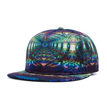 Hats For Men Snapback Hats 3D Eye Pattern Hip-Hop Baseball Cap Retro Bones Hats For Men EF8
