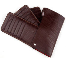 Fashion Luxury Men Women Faux Leather Business Card Slot Credit Card Holder Bag Multilayer Package Card Case EF8