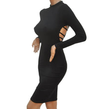 Fashion Sexy Women Dress Package Hip Dresses Sexy Club Dress Long Sleeve Bandage Bodycon Night Club Wear Vestido De Festa EF8