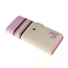 Single Zipper Fashion Clutch Checkbook Money Clip Change Bag Purse Wallet Fox Love In EF8