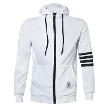Hoodies Men Fashion Warm Hoodies Casual Zipper Hooded Sweatshirts Suit Hoody Jacket Black White EF8