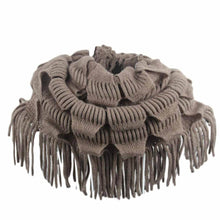 Fashion Women Fashion Infinity Thick Neck Warmer Scarf With Long Fringed Sunshine EF8