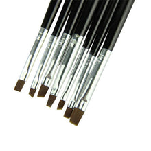 7pc Nail Brush Nail Art Design ainting Tool Pen Polish Brush Set Kit DIY Professional Nail Tools EF8