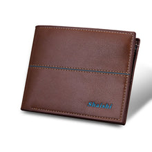 Men Faux Leather Purse OL Style Business Short Purses ID credit Card holder Clutch Coin Wallet EF8