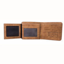 Men OL Business Faux Leather Short Purses ID Credit Card Holder Clutch Multi Card Slot Coin Money Wallet EF8