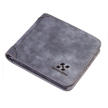 Men OL Business Faux Leather Short Purses ID Credit Card Holder Clutch Multi Card Slot Coin Money Wallet EF8