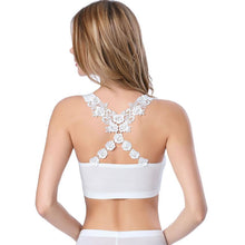 Women Tank Top Sexy Back Embroidery Lace Bra Crop Top VStretch Women's Tanks monkingtop EF8
