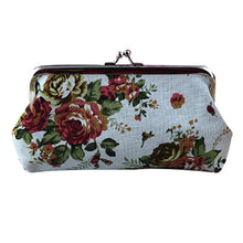 Retro Vintage Flower Print Women Lady Small Wallet Hasp Coin Purse Clutch Girls Clutch Bag EF8