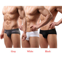 Sexy Men Boxer Cotton Underwear Fashion Solid Color Men's Simple shorts boxers underpants Soft Plus Size EF8