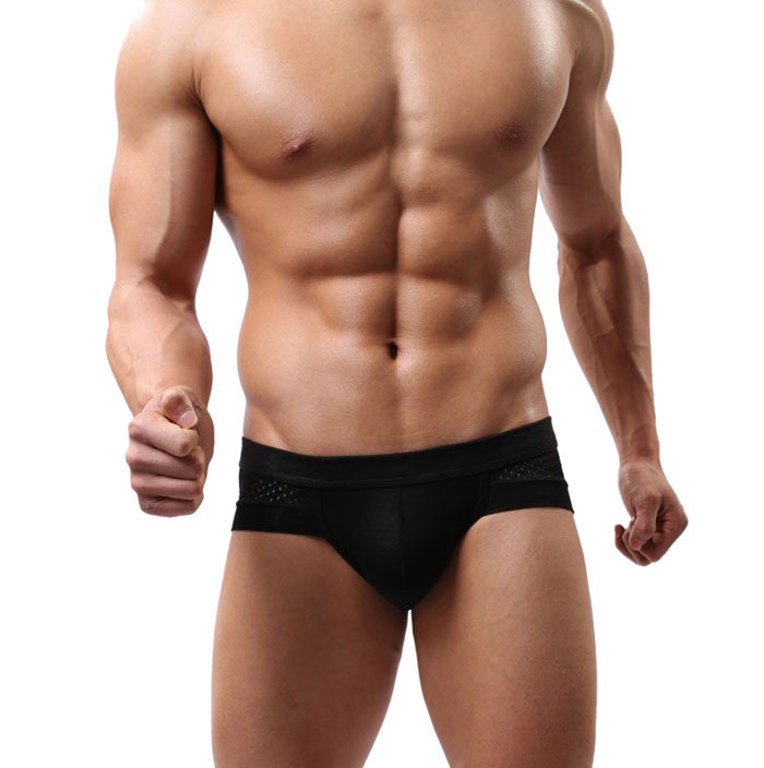 Sexy Men Boxer Cotton Underwear Fashion Solid Color Men's Simple shorts boxers underpants Soft Plus Size EF8