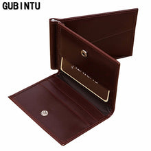 men's PU Leather Card Cash Receipt Holder Organizer Bifold Wallet Purse Business Wallet / EF8