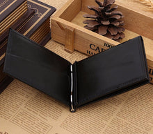 men's PU Leather Card Cash Receipt Holder Organizer Bifold Wallet Purse Business Wallet / EF8