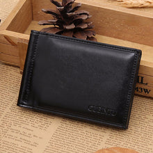 men's PU Leather Card Cash Receipt Holder Organizer Bifold Wallet Purse Business Wallet / EF8
