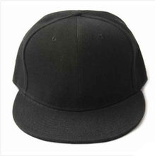 Famous Black Blank Plain Snapback Hats Hip-Hop Adjustable Bboy Baseball Cap Tops Hats ing EF8
