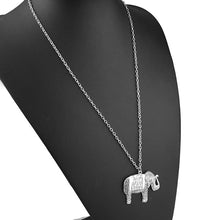 Long Charm Women's Vintage Sweater Chain Elephant Pendant Necklace Body Jewelry  EF8